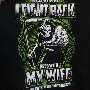 Mens Small/Meduim Edgy Graphic Hoodie